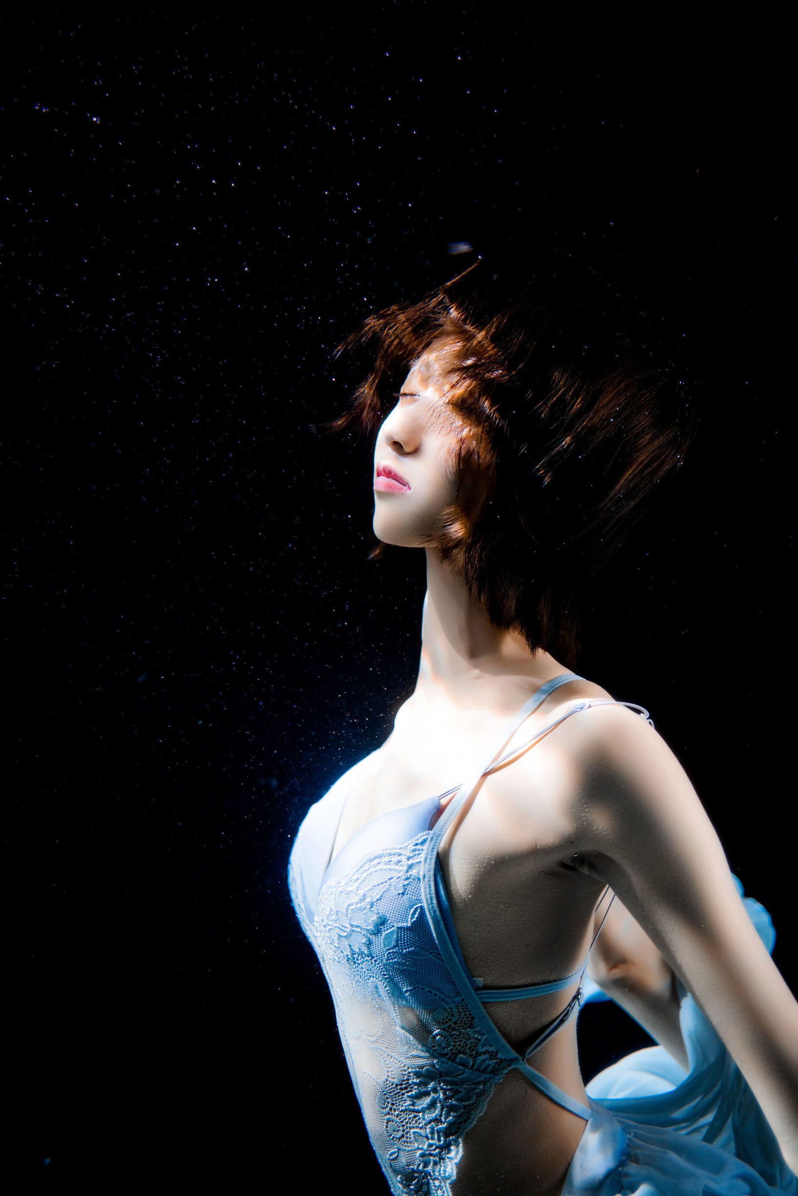 [网红COSER]萌系小姐姐木绵绵OwO清澈水下插图6